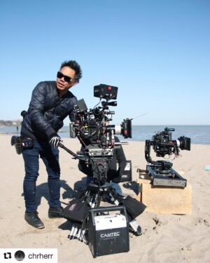 Matthew Libatique Instagram - Repost from @chrherr my B cam op and #Movi Maestro. #NativeSon @camtec_mpc #toddaoanamorphics #arrialexamini @freeflysystems