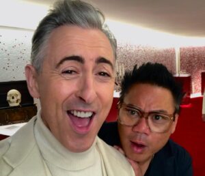 Matthew Libatique Instagram - Josie and The Pussycats reunion with THE massively talented @alancummingsnaps