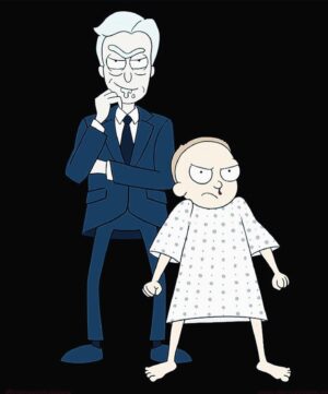 Matthew Modine Instagram - #drmartinbrenner #papa bet you miss me now…. Bwahahah #artistunknown#rickandmorty @rickandmorty