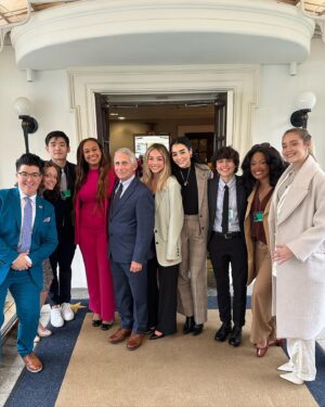 Mattie Westbrouck Instagram - Today I watched the President get the omicron vaccine, and got my own in the White House. Make sure to get yours before the holiday season to protect you and your loved ones 💉 #creatorsforgood