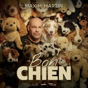 Maxim Martin Instagram - Bon chien 🐶🎤 #humour #spectacle