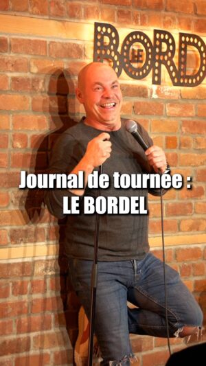 Maxim Martin Instagram - Journal de tournée : Le Bordel @bordelcomedie 
En rodage pour mon 6e One Man Show. Pour des billets au MaximMartin.com #humour #standup #bts