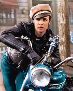 Maximilian Lee Piazza Instagram - Rate this pic 1-10, inspired by the 🐐of 🎬 @marlonbrando |👉👉| to see the original from The Wild One 🏍 ⁣
⁣
⁣
📸: @mrtphoto 
⁣
⁣
⁣
⁣
⁣
#marlonbrando #actor #thewildone #astreetcarnameddesire #thegodfather