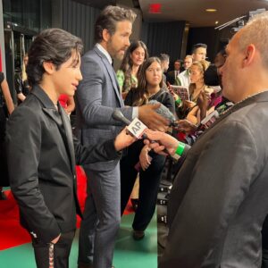 Maximilian Lee Piazza Instagram - EPIC night at the Spirited Premiere: here’s a recap in videos and pics. 

Honored to be part of this special movie with Ryan Reynolds, Will Ferrell, Octavia Spencer and the rest of the amazingly talented cast. 

Get ready to laugh, cry and many more emotions in between -- Spirited is the holiday movie that we didn't know we all needed. 

In theaters Nov 11 and streaming on @appletvplus Nov 18! 

Suit @balmain 
Kicks @dolcegabbana