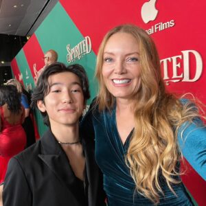 Maximilian Lee Piazza Instagram - EPIC night at the Spirited Premiere: here’s a recap in videos and pics. 

Honored to be part of this special movie with Ryan Reynolds, Will Ferrell, Octavia Spencer and the rest of the amazingly talented cast. 

Get ready to laugh, cry and many more emotions in between -- Spirited is the holiday movie that we didn't know we all needed. 

In theaters Nov 11 and streaming on @appletvplus Nov 18! 

Suit @balmain 
Kicks @dolcegabbana