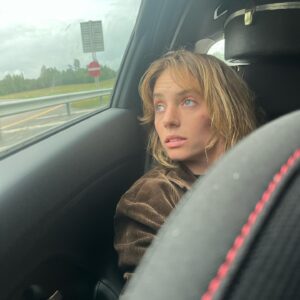 Maya Hawke Instagram - I told someone after one of my shows I was pretty sure I had a teeshirt they had made and lost in a trade. 
Here is proof.