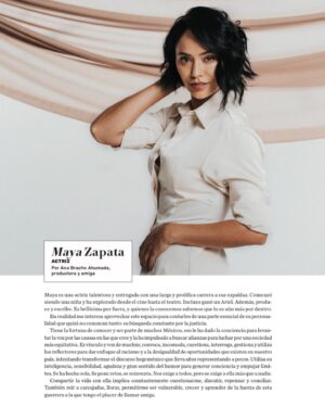 Maya Zapata Instagram - Gracias @quiencom por incluirme en su publicación. Hace, no tanto tiempo, las actrices prietas no teníamos derecho a estar en las portadas de revista porque no cumplíamos con el “perfil”. 

Hoy eso está cambiando y es digno de reconocer y felicitar! 

Hoy esos estereotipos se están rompiendo, pero claramente, aún falta muuuucho por hacer. 

Sigamos reflexionando…

Déjenme sus comentarios aquí abajo. Los leo 🥰🥰🥰

PD: GRACIAS @abrachita POR LO QUE ESCRIBISTE DE MÍ. ESPERO ESTAR A LA ALTURA DE ESO SIEMPRE!!! GRACIAS POR SER MI AMIGA Y CÓMPLICE!!! 🤎🤎🤎🙏🙏🙏🥰🥰🥰