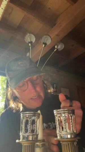 Mayim Bialik Instagram - Lighting #shabbat candles and doing a little news recap and emotional recap of a week which felt like we are in the upside down.
