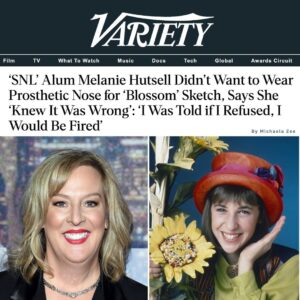 Mayim Bialik Instagram - Thank you Melanie Hutsell for this - I did not intend to disparage you or SNL and I really appreciate your thoughtfulness around this! It made for an interesting essay (which I was asked to write many months ago on the topic of antisemitism) and with everything going on in the world, I’m virtually hugging you and appreciate you very much! Link in bio to read.