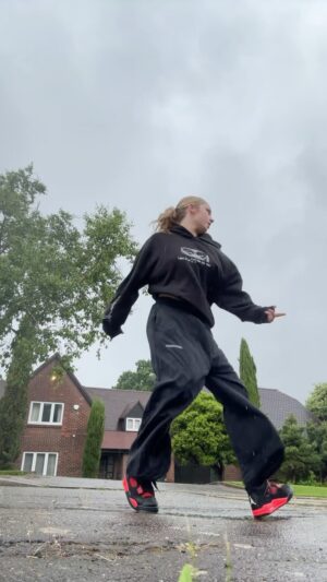 Meesha Garbett Instagram - #footwork #jordan4 #afrobeats