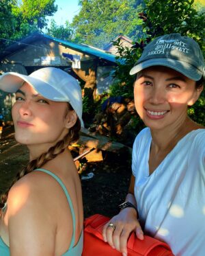 Meg Imperial Instagram - Another adventure for the duo! 😄💖 It was a bit tough for me, especially since I’m on a low-calorie diet. Still, I was overjoyed to witness the stunning scenery of Mt. Batulao (Peak 9). Huge thanks to Natty for being incredibly kind and not pushing me too much during our hike. Hehe 😜

#meggoesto
#mtbatulao