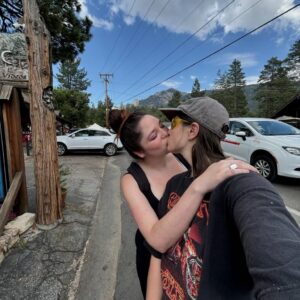 Megan Stalter Instagram - I'm so in love with my hot pretty kind perfect girlfriend sorry nothing funny to say just in love with her 🍒she's everything 2 me 💕🍒💕
