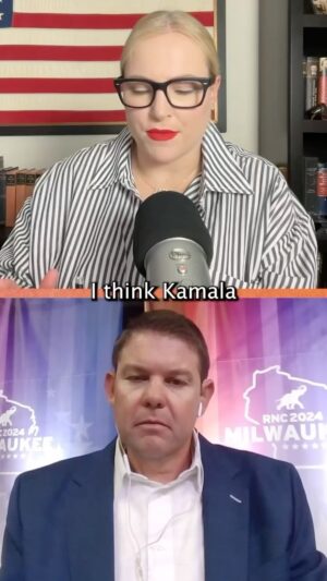 Meghan McCain Instagram - It’s official. Joe Biden has withdrawn and endorsed Kamala Harris. We spoke with @benfergusonpodcast on Friday’s episode about what a Kamala campaign might look like. Do you think Kamala can beat Trump? 

#biden #kamala