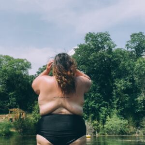 Meghan Tonjes Instagram - I’m convinced that being in a lake, topless, is the remedy to all that ails me. This is my entire vision board. 

(also, this EP from @jasminejethwa_ is gorgeous)

#tbt