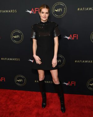Meghann Fahy Instagram - This was so cool wow thanks for having us and honoring @thewhitelotus 🥹♥️
@gettyentertainment 
@americanfilminstitute 
#AFIAwards