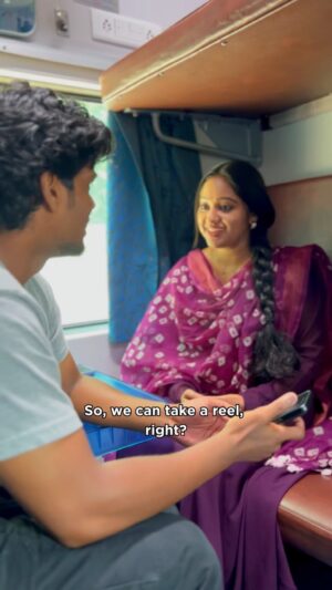Meghna Vincent Instagram - Asking Serial Actress Stranger To Dance With Me 🫵🤩

Series 66 |Follow &Support 
In frame ❤️ @meghna.vincent 
.
.
.
Camera & Support @nightout_productions @aish_sasy 
.
.
.
.
#streetdancer #publicdance #publicdancechallenge #strangerdance  #abi_abi_jrdancewithstrangers #indianrailways #celebritydance #traindance