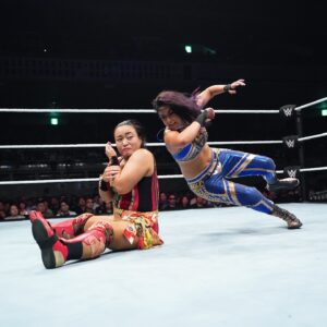 Meiko Satomura Instagram - 日本公演最終日に行われた「ベイリーvsメイコ・サトムラ」のフルマッチハイライトがYouTubeで公開！

視聴はプロフィール🔗から👍

#WWETokyo
#WWESuperShowSummerTour