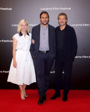 Mélanie Laurent Instagram - Melanie attends "Le Déluge" premiere at @filmfestlocarno ❤️

Mélanie and @guillaumecanetofficiel also received the Excellence Award Davide Campari !