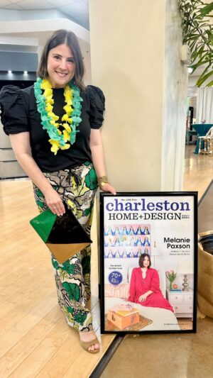 Melanie Paxson Instagram - Last night’s launch party at the @charleston_design_center was a dream come true! Thank you to the venue & to the team at @chdmag for making this possible ✨✨ loved seeing everyone last night! It was truly a blast! 
.
.
.
#melaniepaxson #melanie #charlestonhomeanddesign #magazine #launchparty #magazinecover #home #designcenter #chs #charleston #interior #homedesign #decor #designing #bestnight