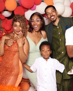 Melvin Gregg Instagram - Instead of a wedding we kept the ceremony super small (just us and the kids) and threw a party in the backyard! It ain’t about where you at, it’s about who you’re with! I appreciate all of y’all for making this celebration better than I could’ve ever imagined. ❤️