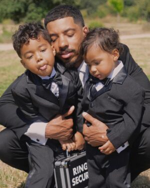 Melvin Gregg Instagram - Life Hack: Find someone who inspires you to be the best version of yourself, who’s happiness feels like a drug you can’t live without. Fall in love, over indulge and multiply… hold on tight and never let go. 🥂 

📷: @themikeec