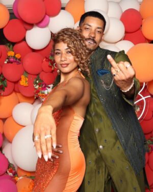 Melvin Gregg Instagram - Instead of a wedding we kept the ceremony super small (just us and the kids) and threw a party in the backyard! It ain’t about where you at, it’s about who you’re with! I appreciate all of y’all for making this celebration better than I could’ve ever imagined. ❤️