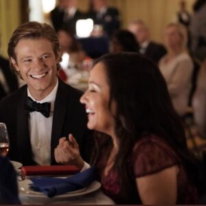 Meredith Eaton Instagram - What’s so funny?  Catch an all new episode of @MacgyverCBS airing tomorrow night at 8pm/7c. #macgyver