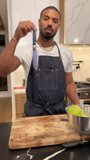 Michael B. Jordan Instagram - What should I cook ? 🔪 🤔