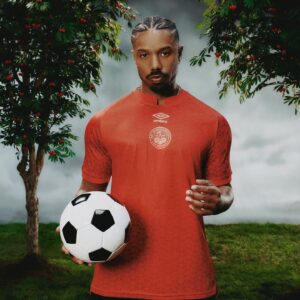 Michael B. Jordan Instagram - Match Day 🍒 

@afcb vs. @arsenal

in LA TONIGHT! ⚽️