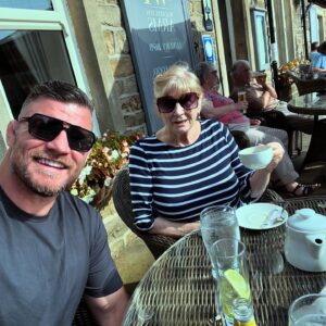 Michael Bisping Instagram - Quick day in Clitheroe. Always good to be back but just in and out.Next stop Manchester. Good to see my mum and dad.