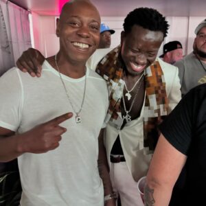 Michael Blackson Instagram - Only @50cent could pull this off because we love this modasucka. Shreveport Louisiana got a treat last night, 4 hrs of comedy from the hottest comics in the game. The beechneega that did the lineup tried to set me up for failure by having go on right after master p and Dababy, but Dave Chapelle told me Mike don’t worry we all rock stars. Sometime we forget who we are so thank you Dave. Best 10 mins performance of my career.
