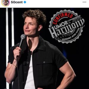 Michael Blackson Instagram - Only @50cent could pull this off because we love this modasucka. Shreveport Louisiana got a treat last night, 4 hrs of comedy from the hottest comics in the game. The beechneega that did the lineup tried to set me up for failure by having go on right after master p and Dababy, but Dave Chapelle told me Mike don’t worry we all rock stars. Sometime we forget who we are so thank you Dave. Best 10 mins performance of my career.