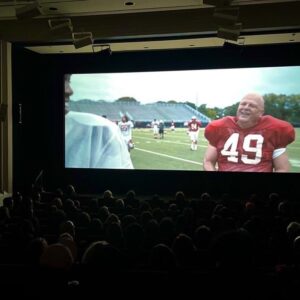 Michael Chiklis Instagram - First test screening of #TheSenior was amazing 🤩 Crowd was literally cheering! What’s your favorite football 🏈 movie? 🍿