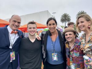 Michael D. Cohen Instagram - @kidschoiceawards 2024 photo dump. Guess who is wearing my hat… Who wore it better?