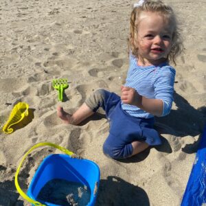 Michael Grant Terry Instagram - Beach day for Cheezers