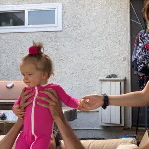 Michael Grant Terry Instagram - This girl is my absolute sunshine. You wanna know what I want for my bday today? I want for her to be a bulldozer of change. I know she’s gonna be a strong woman based on all her influences @ladyjaneaway @um_annie_ways @julie.verdini @courtenaytaylorla @stacyreedpayton @traciethoms @sorasmom @narsisattar ... and #1 @utah_gimmetwo