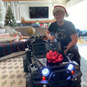 Michael Grant Terry Instagram - Lucky girl!! merry Xmas. This was fun to put together for a special lady. (Thank god we control it!) also- look at those #guns I mean, you can’t buy guns like those online. You can buy moobs, but they’ve all been taken by me.