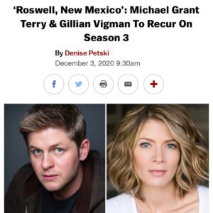 Michael Grant Terry Instagram - The news is official! Excited to join this awesome cast & crew. I play a reaaaaally nice guy. @itsjeaninemason @cwroswellnm