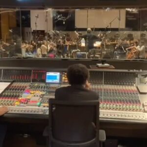 Michael Kiwanuka Instagram - A few months back recording strings for Floating Parade. Strings arranged by @rosiedstrings.