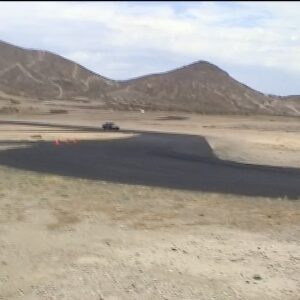 Michael Mann Instagram - Jamie Foxx while racing taxicabs at Willow Springs Racetrack for Collateral. Foxx driving.