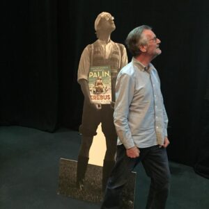 Michael Palin Instagram - End of the Erebus/ Python stage tour on July 7th at the splendid Theatre Royal in Bath. Last time I will share the stage with Mr Gumby for a while. 
Thanks to all of you who came along. You were terrific audiences - and made the thirteen shows a lucky number!