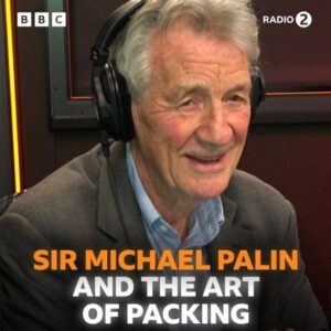Michael Palin Instagram - Sir Michael's got the formula of packing down to an art! 🛄

Listen back to this and more of Romesh on Saturday - all on BBC Sounds! 🎧🧡