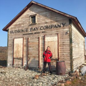 Michael Palin Instagram - Hudson’s Bay outpost. Now abandoned