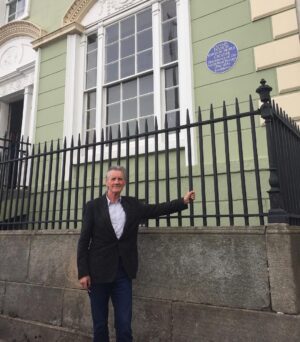 Michael Palin Instagram - On the way from Belfast to Dublin took a detour to the home of Francis Crozier in Banbridge. He captained HMS Terror when she disappeared into the Arctic.