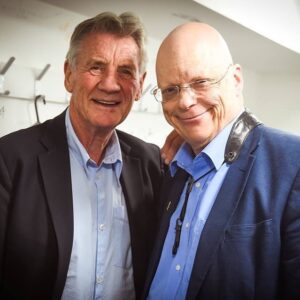 Michael Palin Instagram - With legendary musician John Altman, reminiscing about our shared Python experiences at the Pizza Express, High Holborn on Tuesday 3rd October