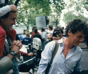 Michael Palin Instagram - A Fish Called Wanda filming, September 1988 #johncleese #perm