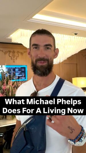 Michael Phelps Instagram - Causally Meeting The Actual Goat 🥹
#olympics #parisolympics #parisolympics2024  #michaelphelps