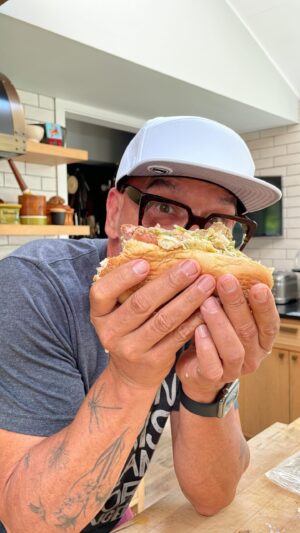 Michael Symon Instagram - It is finally here!! 🌭🌭🌭New Polish Girl 🌭🌭🌭 Kits available on @goldbelly!! This is THE Cleveland sandwich (IYKYK) and I’m so excited for you all to try it!! Order now at 🔗www.goldbelly.com !!