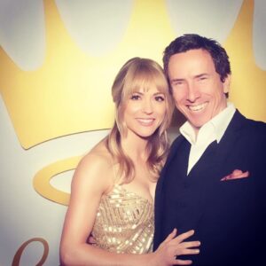 Michael Traynor Instagram - Classic Hollywood Glamour in celebration of stories that make the heart sparkle!! To your continued joy and success, @hallmarkchannel! ...And I remain ever grateful to be the man who’s arm you hold on to, Magic.
#
#Repost @therealbrookenevin
・・・
So fun to fete the network that celebrates the seasons that inspire us all at last night’s #TCA19! Got my favorite partner to celebrate anything with beside me. Thank you @billabbotthc & @michellevicaryhc for gathering the warmest & most joyful group of people to work with on tv! And thanks to the amazing @dianacamposbeauty for a sparkly red carpet look to match my @adriannapapell gown! @hallmarkchannel