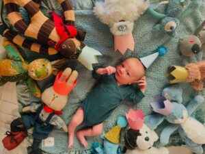 Michael Traynor Instagram - @therealbrookenevin and I have been ensorcelled by this wee wonder for a little while now, and we thought it time — with the celebration of his first full moon — to share the news of this charmer’s arrival. 

We are delighted to introduce y’all to our son, 

Griffin!!

All are healthy, vibrant and stealing naps on the regular. 

It is a wild & perfect new reality.

Thank you for being a part of the continued celebration of our Griff!!

1 — Newly Into The World and Communing With His Mom. 

2 — His 1st Week Bday Party (It was a banger!!)

3 — Baxter Learning That He Has A Brother.